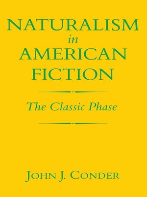 cover image of Naturalism in American Fiction